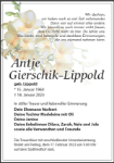 eine Anzeige